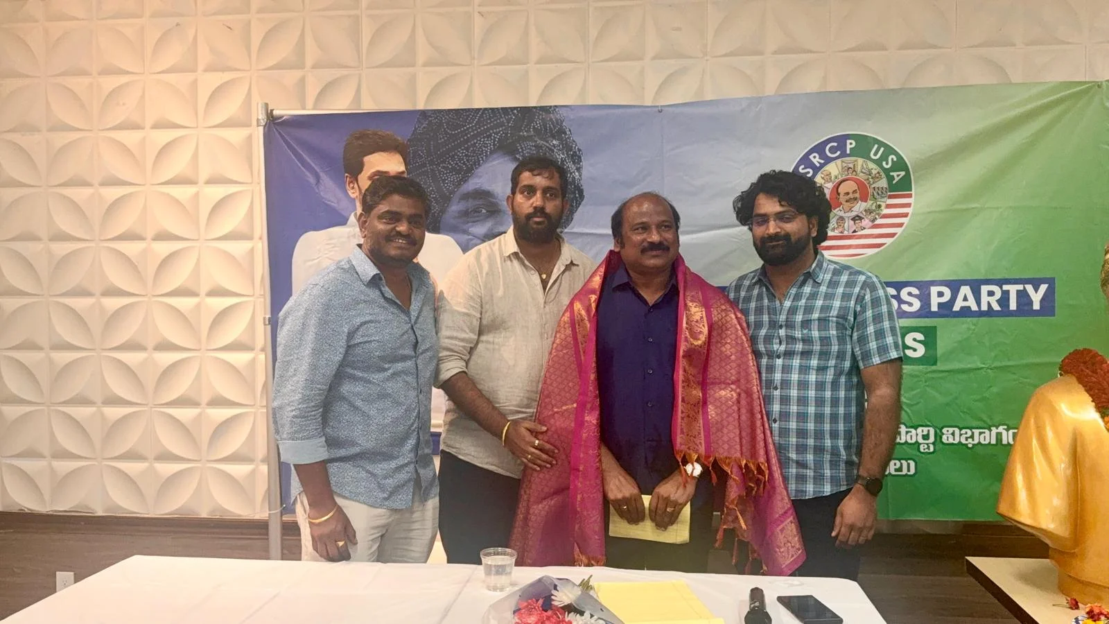 YSRCP NRI Members Host Grand “Meet & Greet with TJR Sudhakar Babu” in Frisco, Texas; Emotional Tributes Paid to Late Muni Shekhar Duvvuru (10)