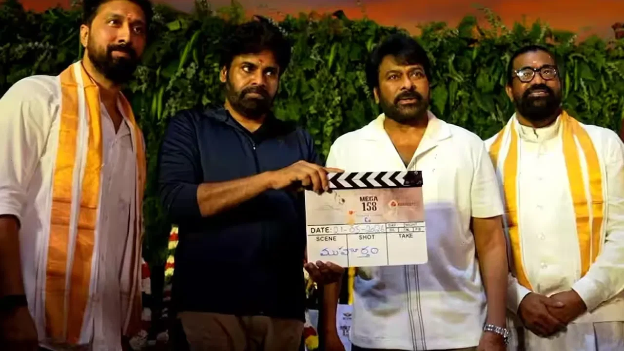 పవన్ కల్యాణ్ క్లాప్‌తో ఘనంగా ప్రారంభమైన మెగా 158 మూవీ (6)