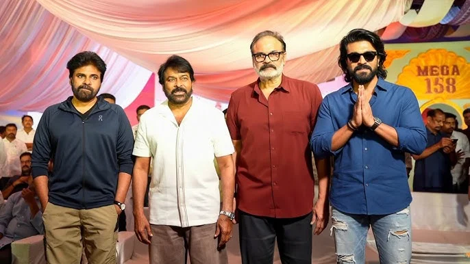 పవన్ కల్యాణ్ క్లాప్‌తో ఘనంగా ప్రారంభమైన మెగా 158 మూవీ (7)