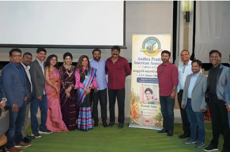 AAA అట్లాంటా చాప్టర్ మీట్ అండ్ గ్రీట్... అధ్యక్షురాలు, గ్లోబల్ యాంకర్ కోమలి ఔరా ఆధ్వర్యంలో సమావేశం  (3)