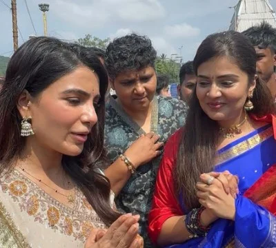 Samantha Seeks Tirumala Blessings Ahead of ‘Maa Inti Bangaram’ Release (6)