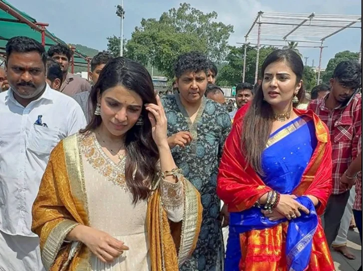 Samantha Seeks Tirumala Blessings Ahead of ‘Maa Inti Bangaram’ Release