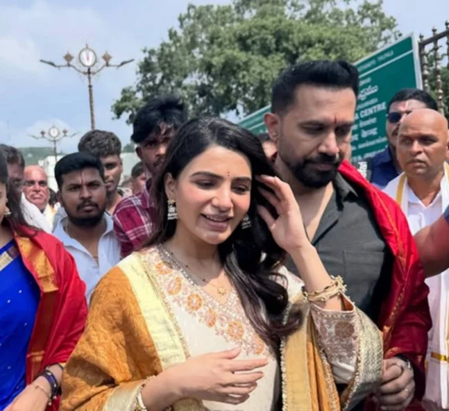 Samantha Seeks Tirumala Blessings Ahead of ‘Maa Inti Bangaram’ Release (2)