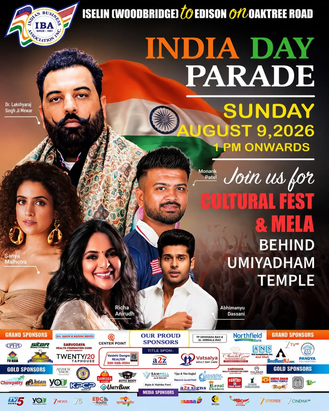 India Day Parade 2026 – Cultural Fest & Mela