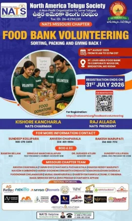NATS Missouri Chapter Hosts Food Bank Volunteering Event