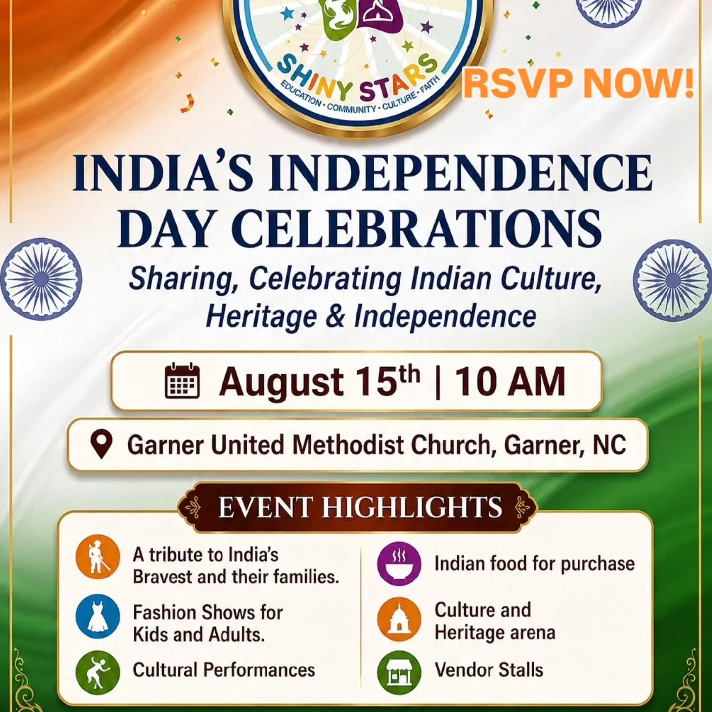 Shiny Stars – India's Independence Day Celebrations 2026