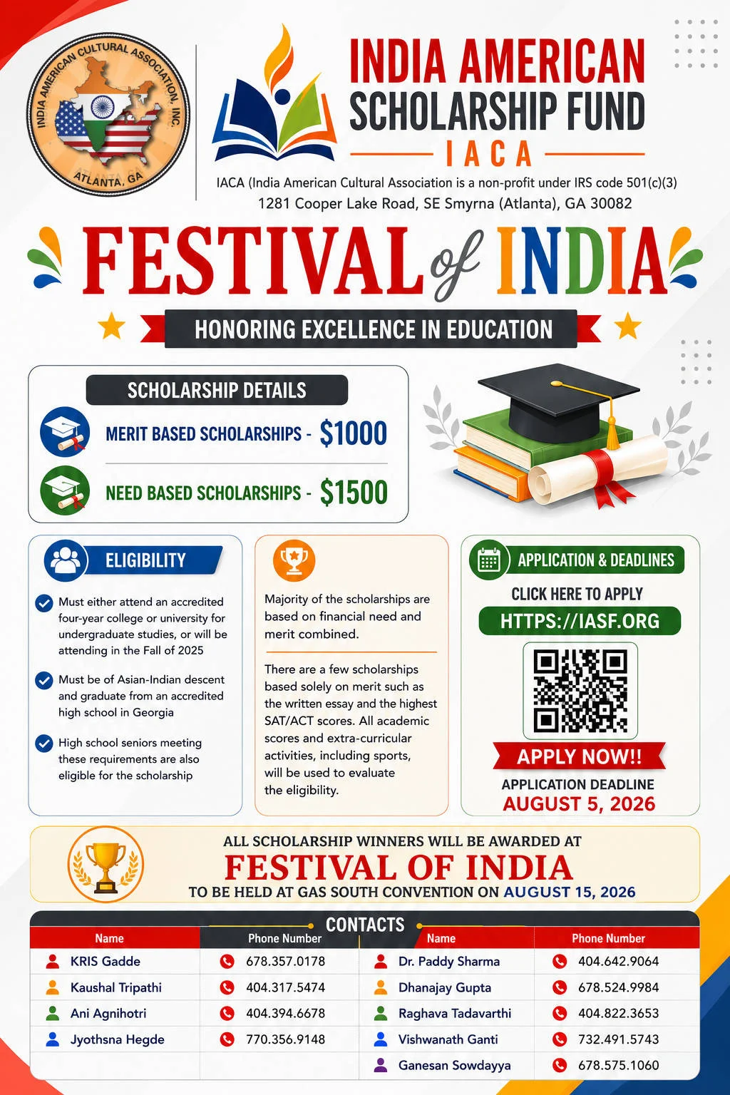 Festival of India – Honoring Excellence in Education