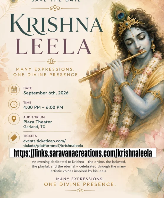 Krishna Leela – A Divine Evening of Art and Devotion
