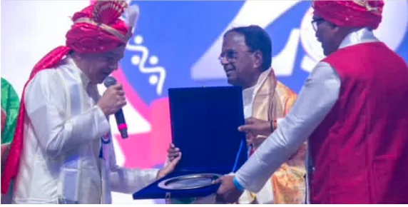 Sri Ponnala Lakshmaiah Receives Lifetime Achievement Award at SiliconAndhra Silver Jubilee Celebrations