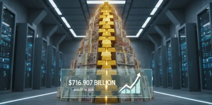 India’s Forex Reserves Jump Nearly $10 Billion to $716.9 Billion, Near Record High