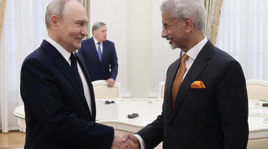 Jaishankar Meets Russian President Putin, Discusses Bilateral Ties and Global Developments