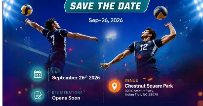 GTA చార్లెట్ ఆధ్వర్యంలో గ్రాండ్ వాలీబాల్ టోర్నమెంట్ 2026