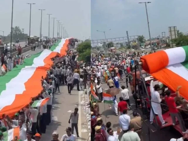 Indian Tricolour Sets Guinness World Record in Palwal, Haryana