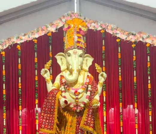 Grand Ganesh Chaturthi Celebrations in New Jersey.. $9,000 Ladoo Auction!