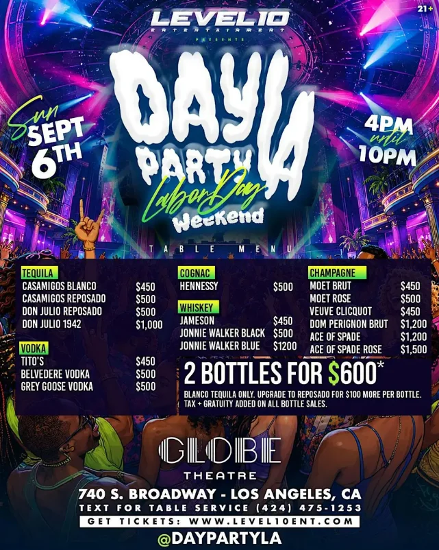 Day Party LA – Labor Day Weekend