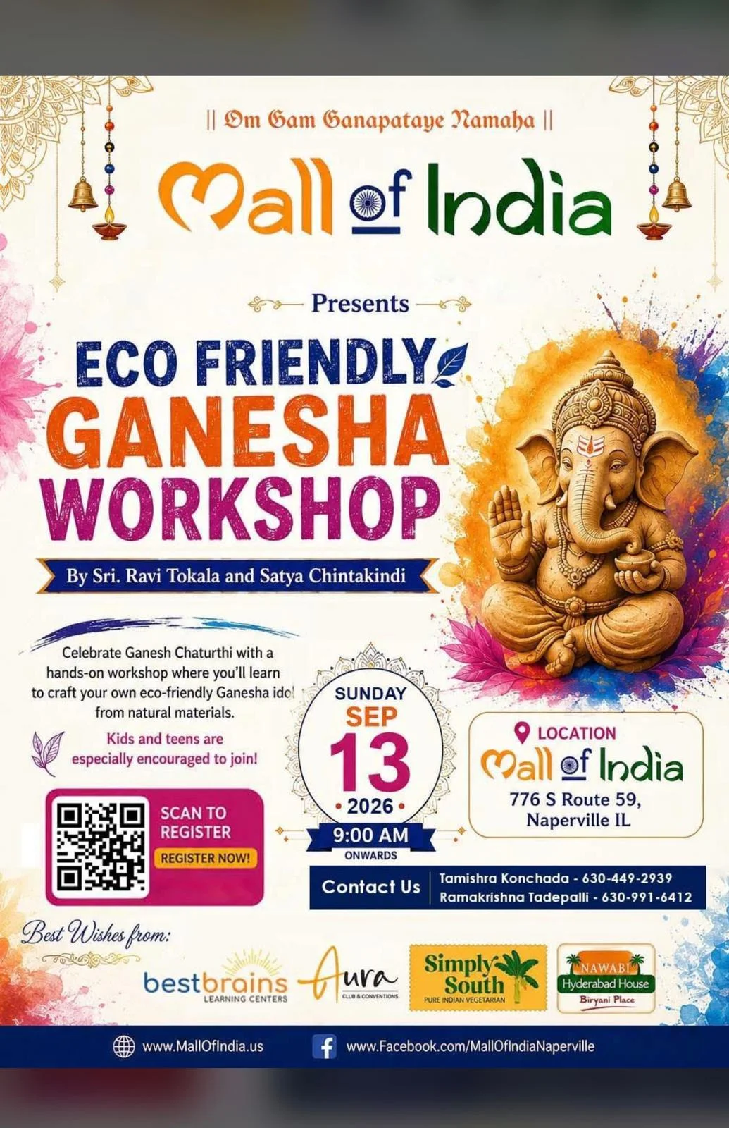 Eco Friendly Ganesha Workshop