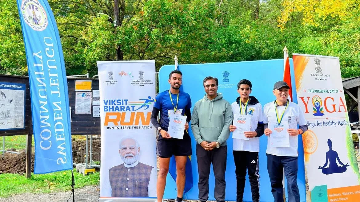 Viksit Bharat Run 2026 Held in Stockholm (2)