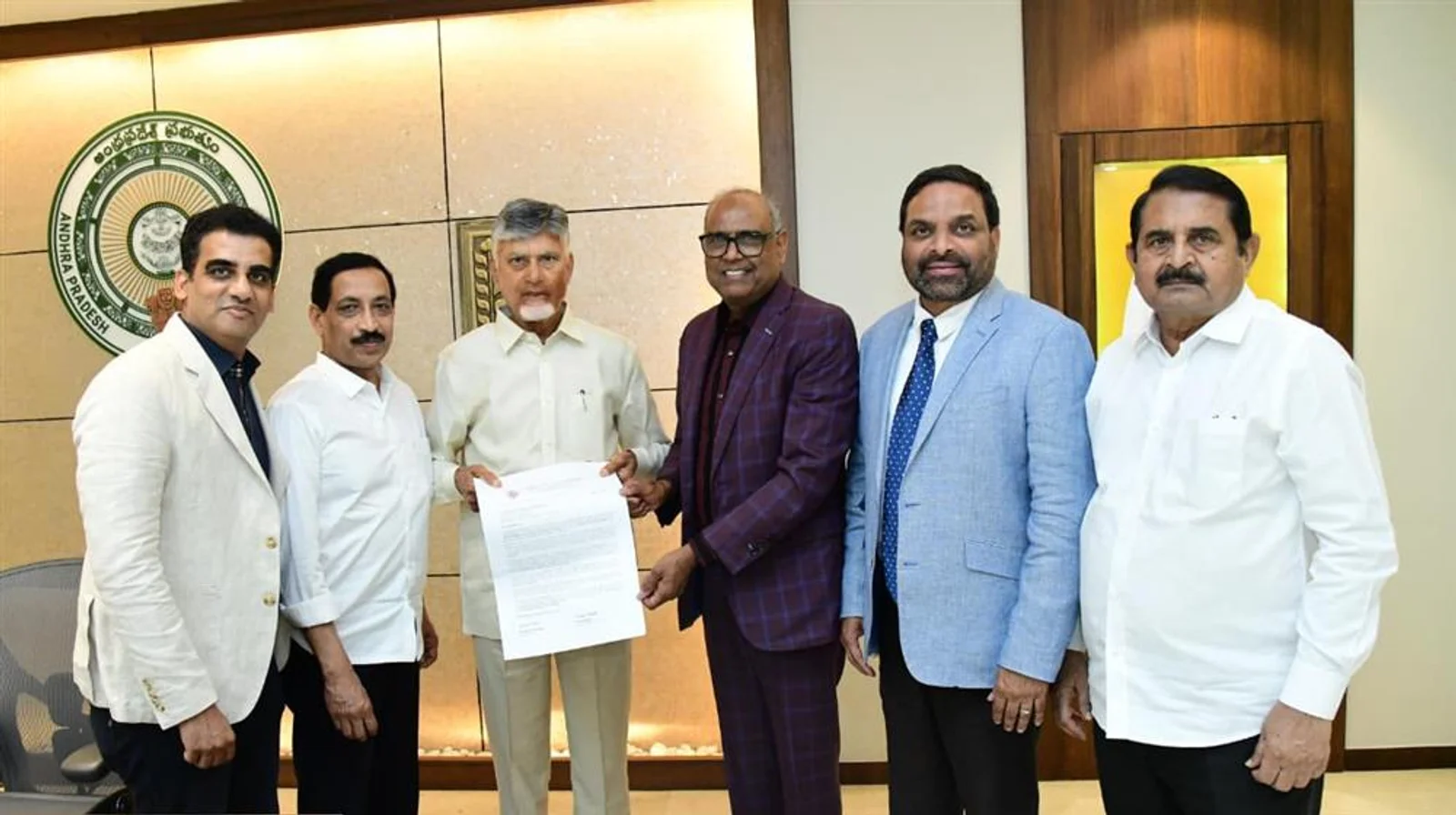 ATA Leaders Meet CM Chandrababu Naidu