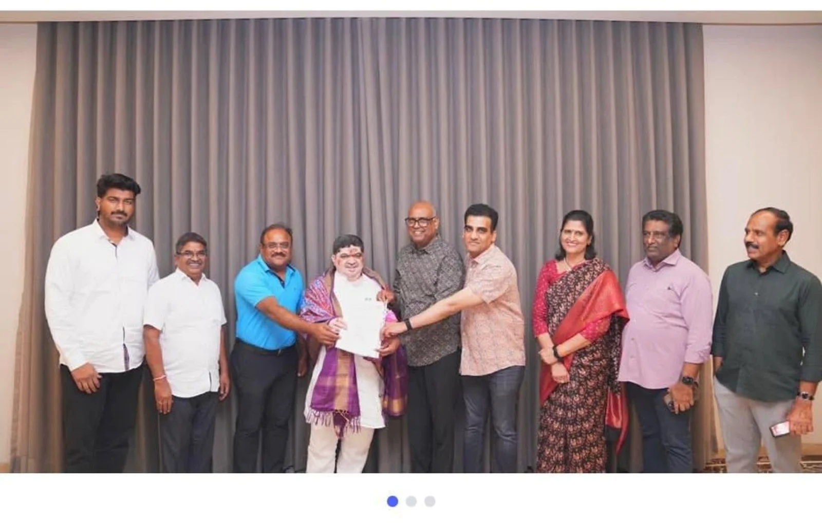 ATA Team with Minister Ponnam Prabhakar