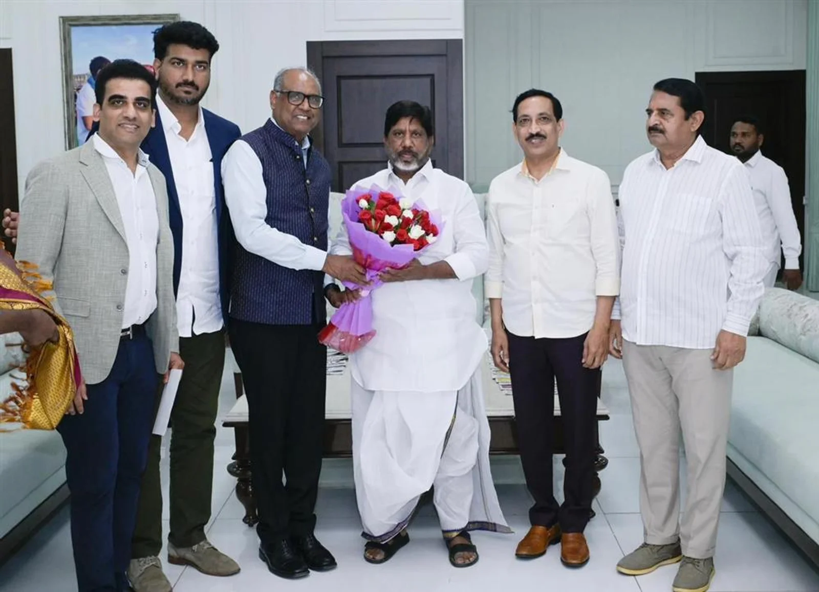 ATA Leaders Meet Mallu Bhatti Vikramarka